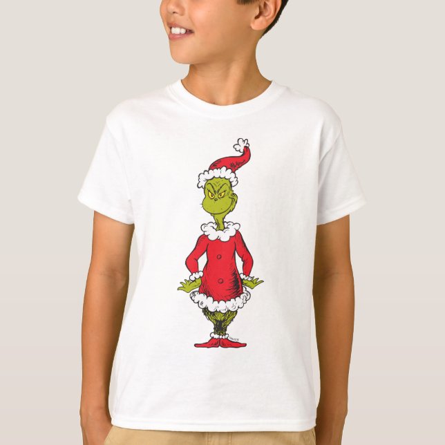 Classic Grinch | Santa Claus T-Shirt (Front)