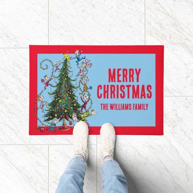 Classic Grinch | Whoville Christmas Tree Doormat (Indoor)