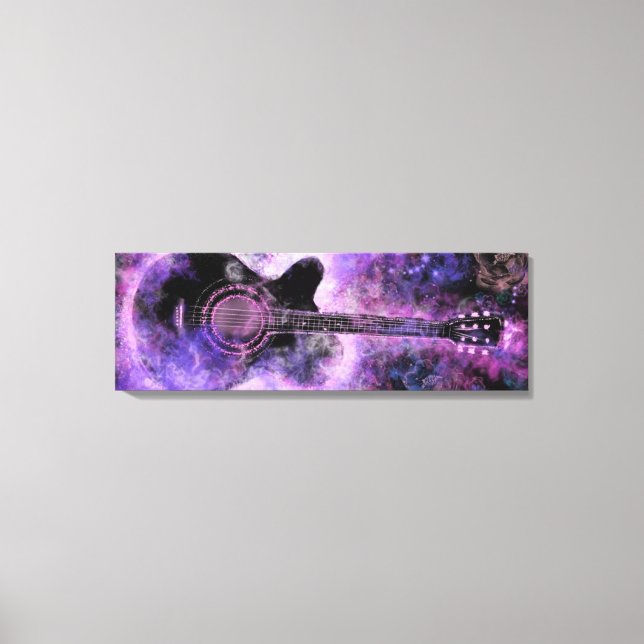 Classic Guitar Canvas Print (Front)