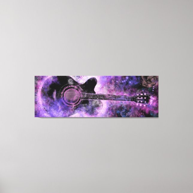 Classic Guitar Canvas Print (Front)