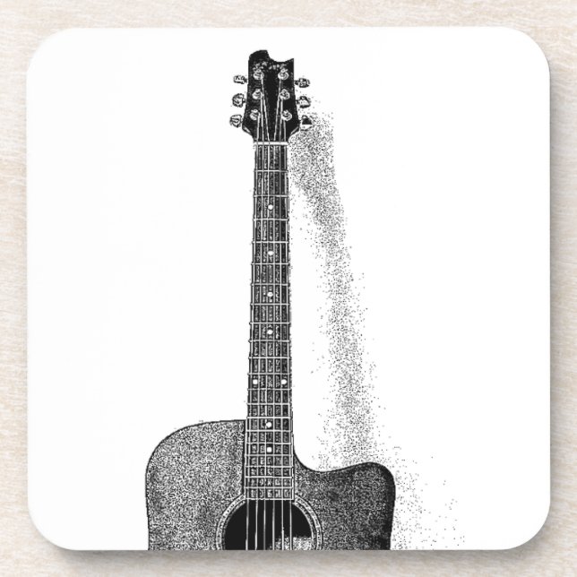 Classic Guitar Coaster (Front)