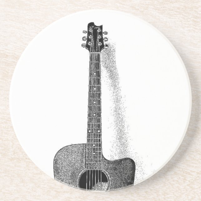 Classic Guitar Coaster (Front)
