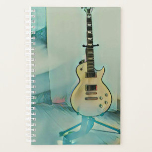 classic guitar gift for dad planner