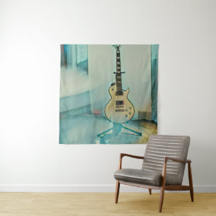 classic guitar gift for dad tapestry