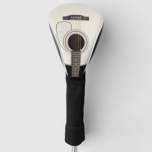 Classic Guitar Golf Head Cover (Front)