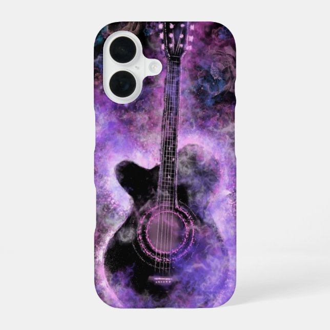 Classic Guitar iPhone Case (Back)