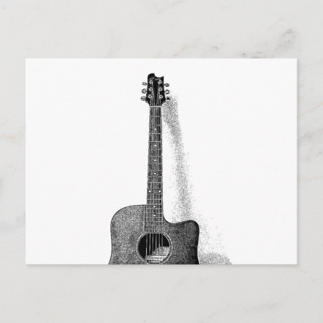Classic Guitar Postcard (Front)
