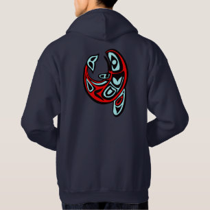 Classic Haida Orca Totem Tattoo Killer Whale Art H Hoodie
