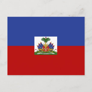 Classic Haitian Flag Postcard