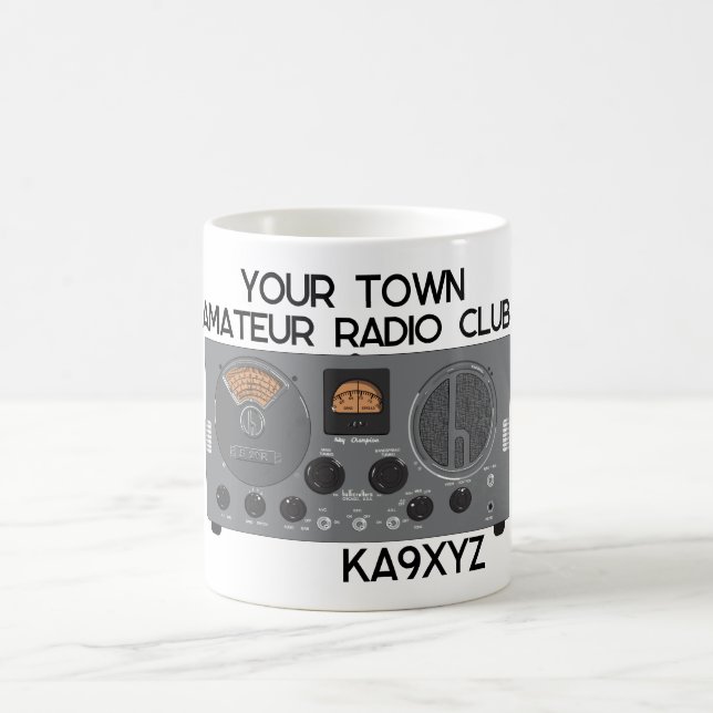Classic Hallicrafters S 20R Radio Receiver Coffee Mug (Center)