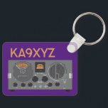 Classic Hallicrafters S 20R Radio Receiver Key Ring<br><div class="desc">Customised fun for your club! Add your club name and call sign or personal call sign. No minimum order,  so every item can be personal to the owner!</div>