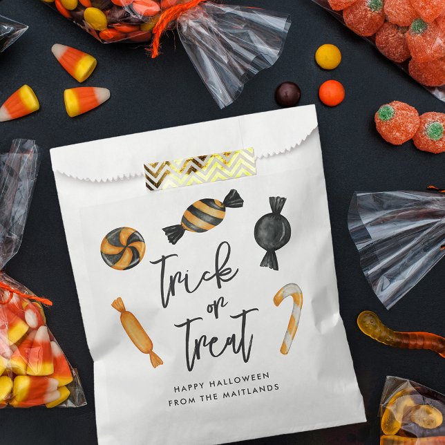 Classic Halloween Candy Trick or Treat Favour Bags (Creator Uploaded)