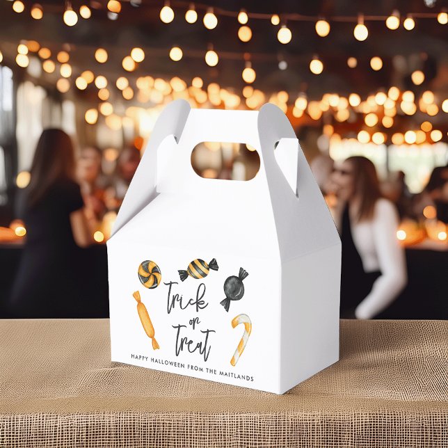 Classic Halloween Candy Trick or Treat Favour Box (Creator Uploaded)