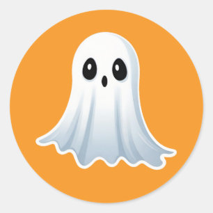 Classic Halloween Ghost #2 Stickers
