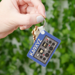 Classic Hammarlund SP-600Radio Receiver Key Ring