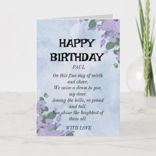Classic HAPPY BIRTHDAY CARD