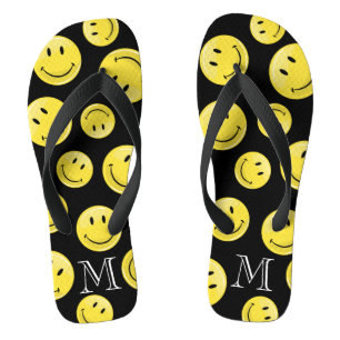 Classic Happy Face Flip Flops