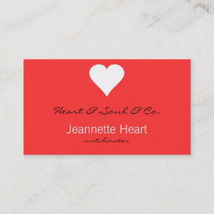 Classic Heart Business Card