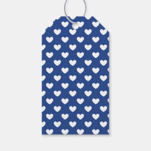 Classic Hearts White - True Blue Gift Tags