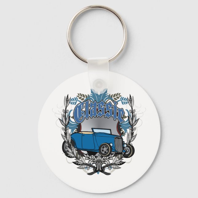 Classic Heraldry T Bucket Key Ring (Front)