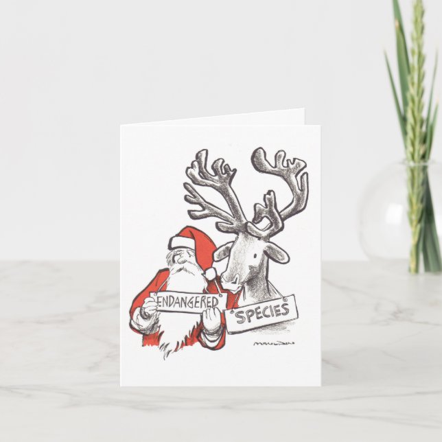 Classic Herblock Christmas Card (Front)