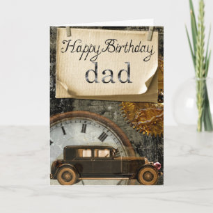 Classic Hero Dad Birthday Card