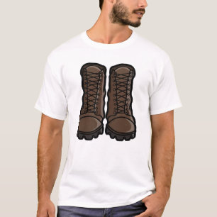 Classic Hiking Retro Boots T-Shirt
