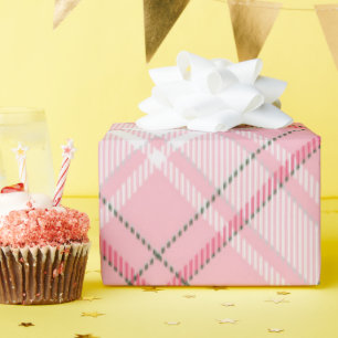 Classic Holiday Birthday Tartan Plaid Wrapping Paper