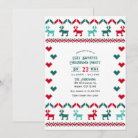 Classic Holiday Knit Ugly Sweater Christmas Party