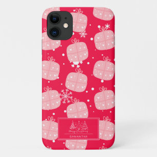Classic Holiday Pattern-Christmas Present (1) iPhone 11 Case