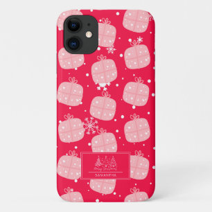 Classic Holiday Pattern-Christmas Present iPhone 11 Case