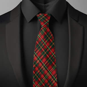 Classic Holiday Plaid Tie