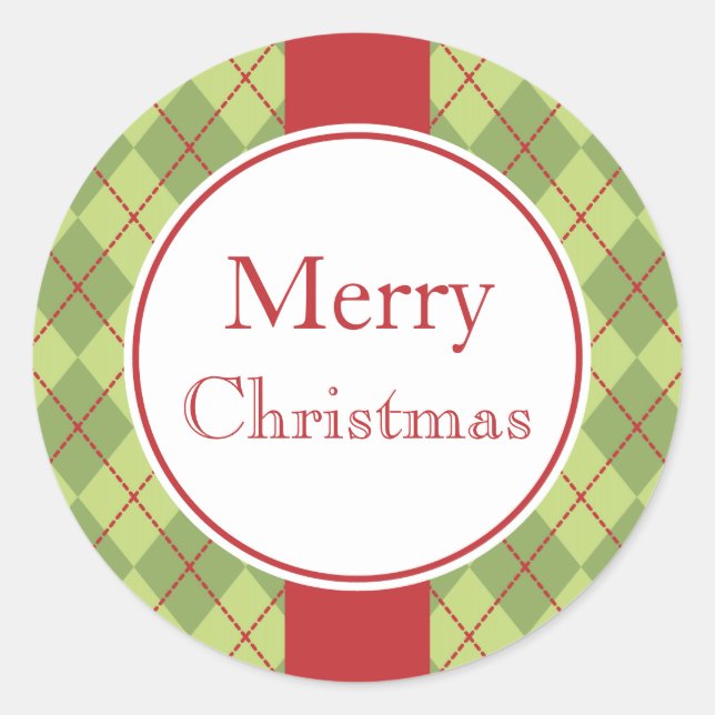 Classic Holiday Stickers (Front)