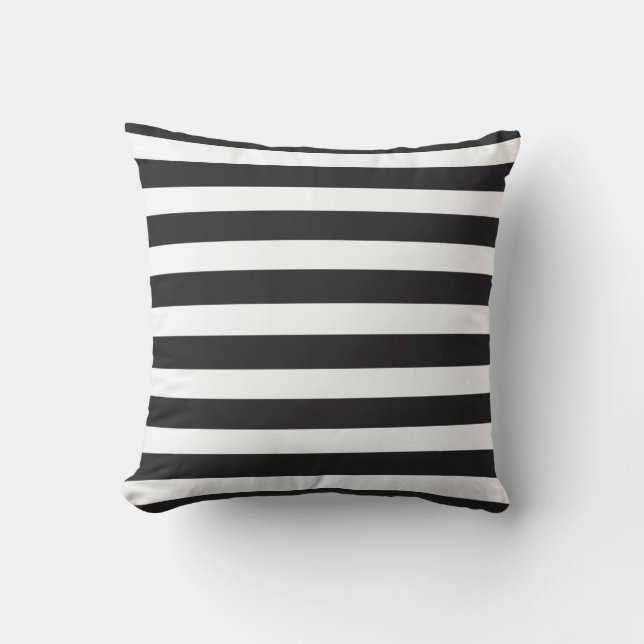 Classic Horizontal Stripes Cushion (Front)