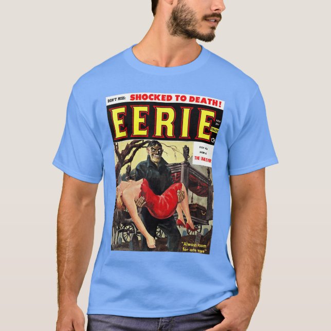 Classic Horror Comic Horror Monster Style Slasher  T-Shirt (Front)