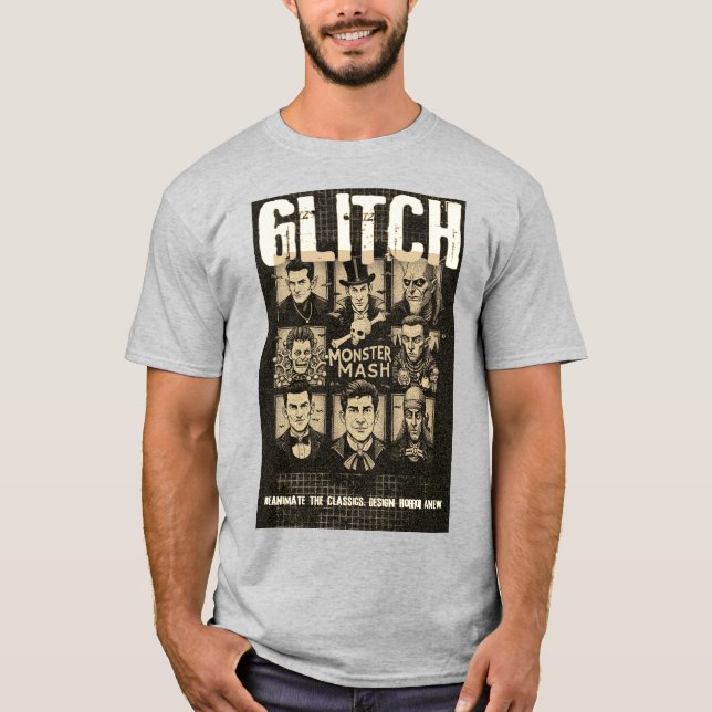 Classic Horror Movie Monsters Tee (Front)