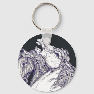 Classic Horses Key Ring
