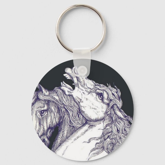Classic Horses Key Ring (Front)