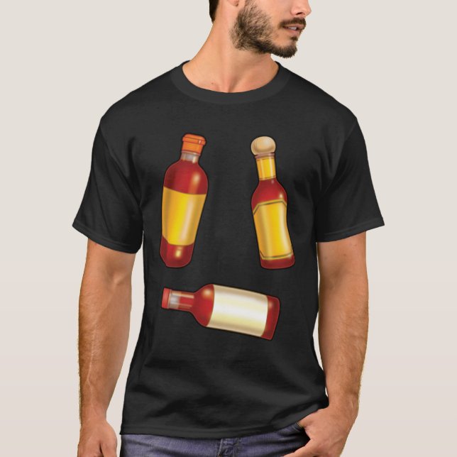 Classic Hot sauce bottle T-Shirt (Front)