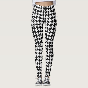 Classic houndstooth pattern Dogstooth check design Leggings