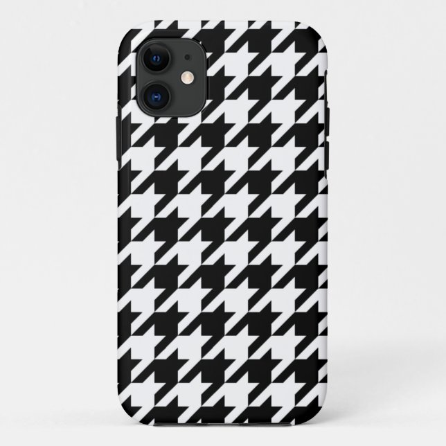 Classic Houndstooth Pattern iPhone 5 Case (Back)