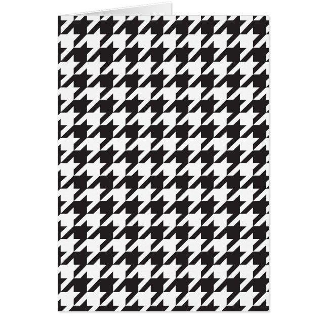 classic houndstooth style print (Front)