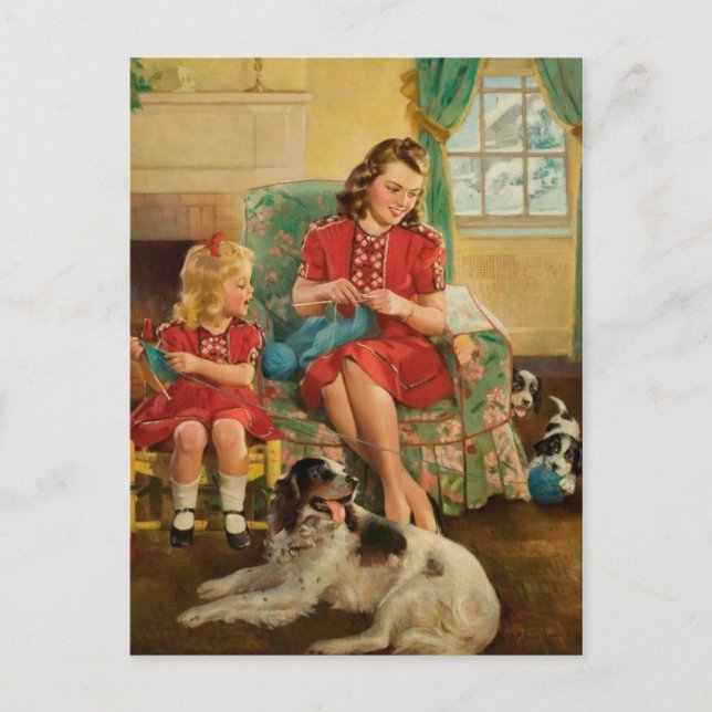 Classic Illustration Postcard (Front)