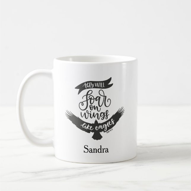 Classic Isaiah 40:21 Christian Bible Verse Coffee Mug (Left)