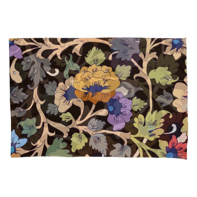 Classic Islamic: Floral Seamless Ornament Pillowcase (Front)