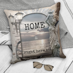Classic Italian Nautical Pastel Pillow