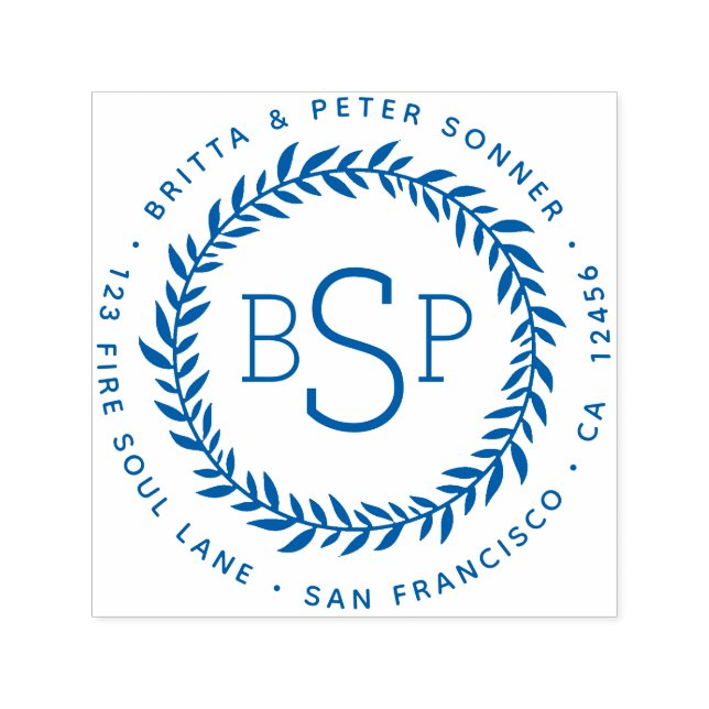 Classic Ivy League Traditional Return Address      Self-inking Stamp (Design)