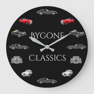 Classic Jaguar Cars Wall Clock