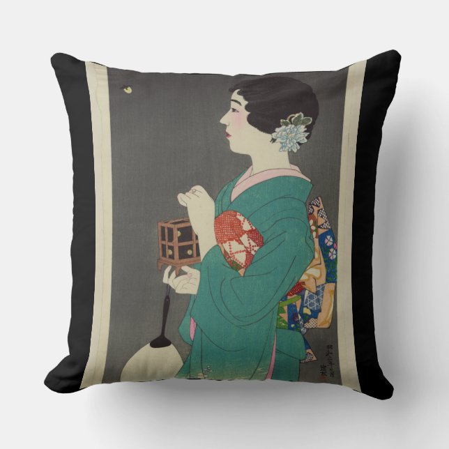 CLASSIC JAPANESE ART - PILLOW WITH TWO DESIGNS (Front)