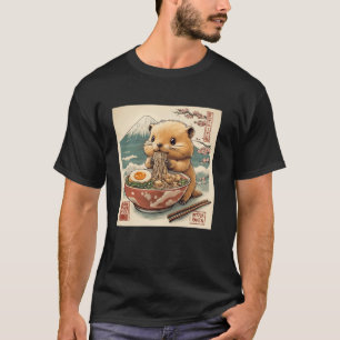 Classic Japanese Mt. Fuji Blossoms Baby Beaver Ram T-Shirt